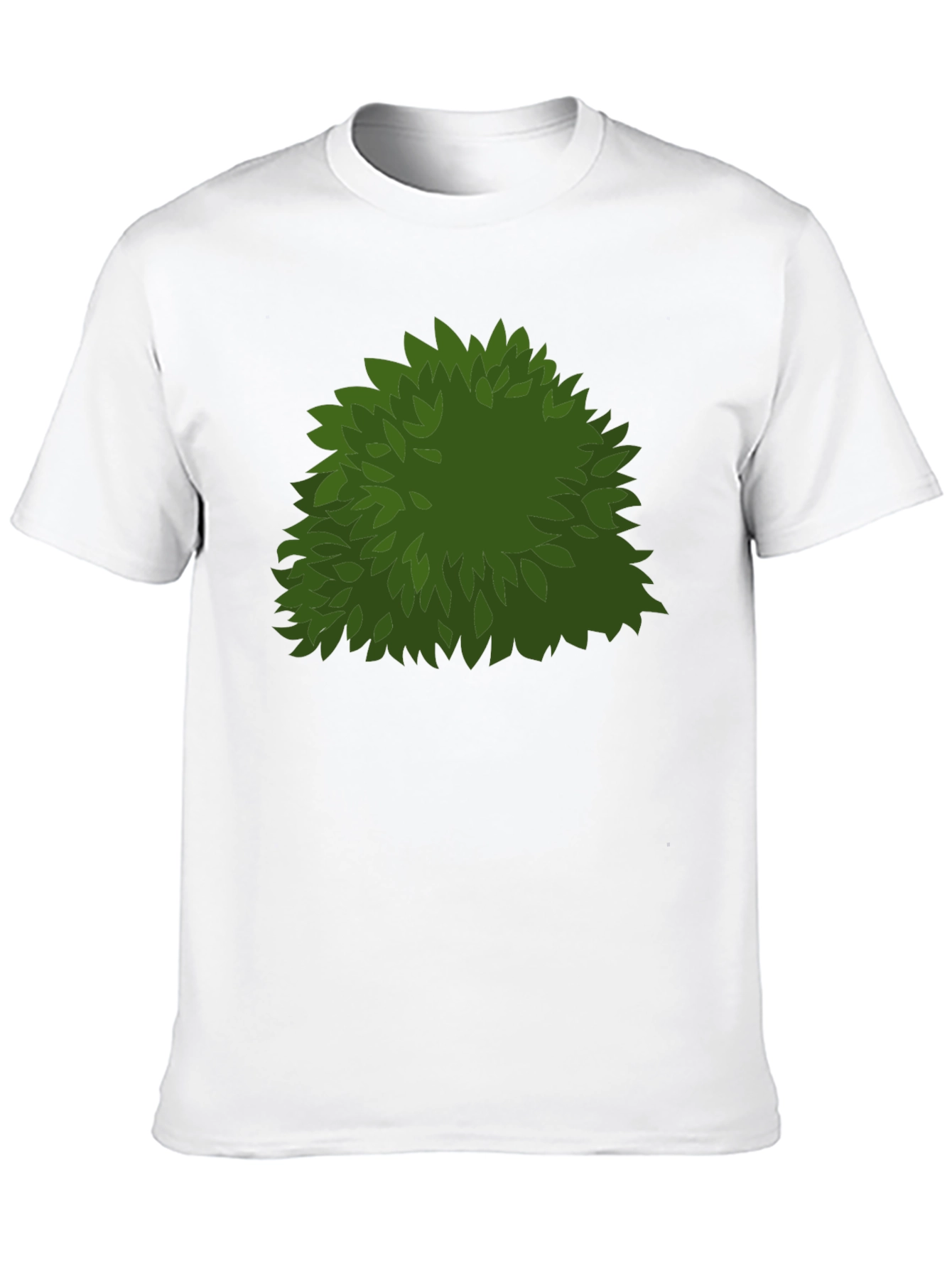 Bush Graphic T-Shirt - Green Leaves Design