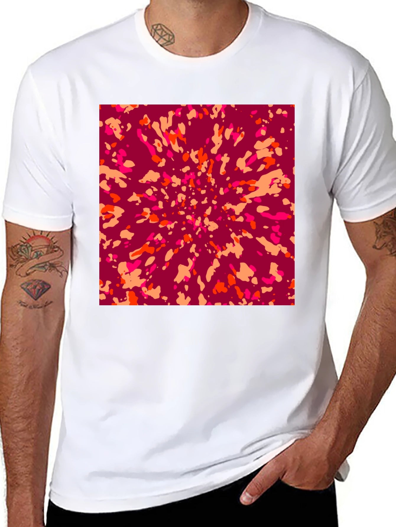 Abstract Camo T-Shirt - Bold & Unique Mens Tee