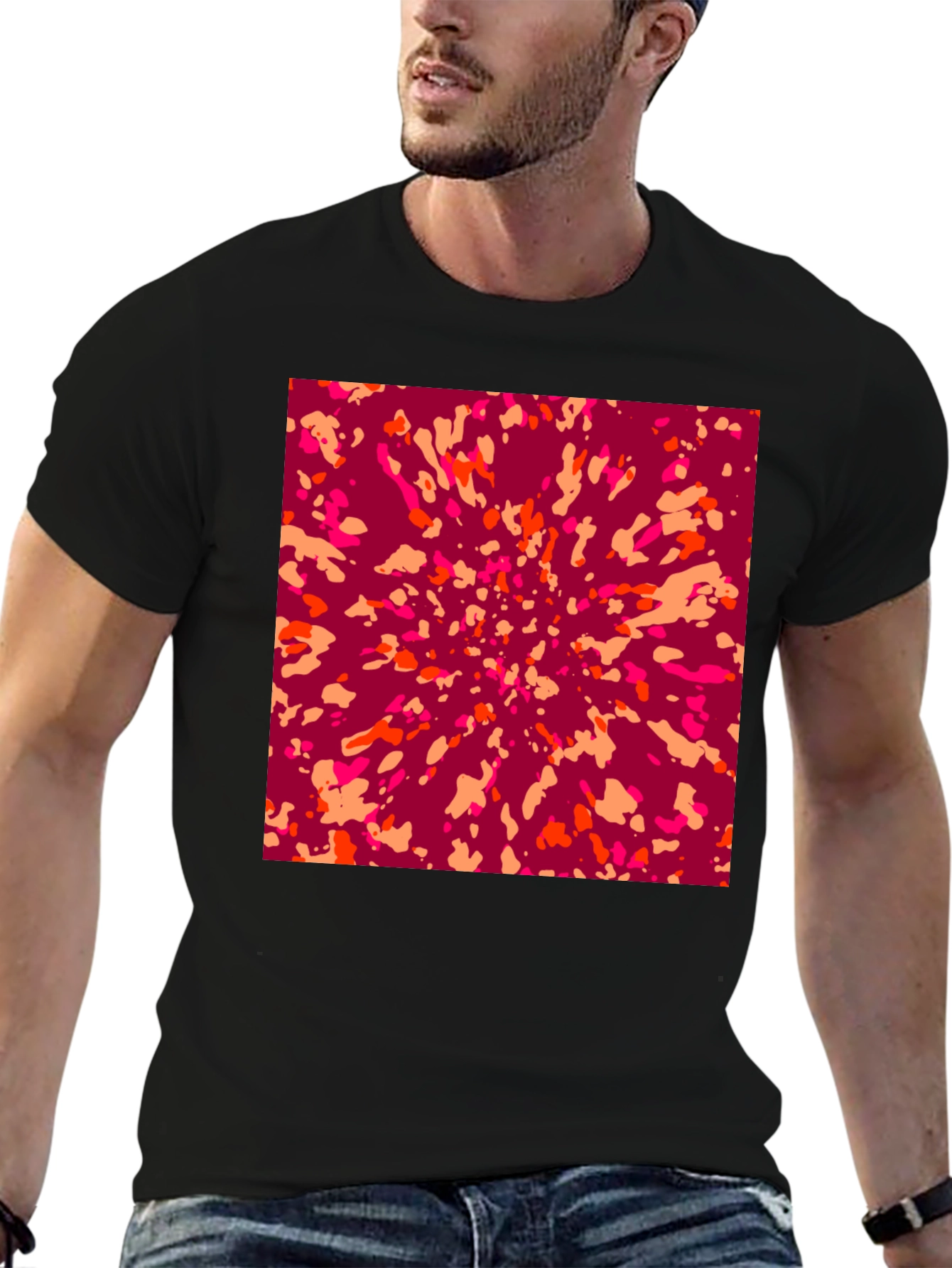 Abstract Camo T-Shirt - Bold & Unique Mens Tee