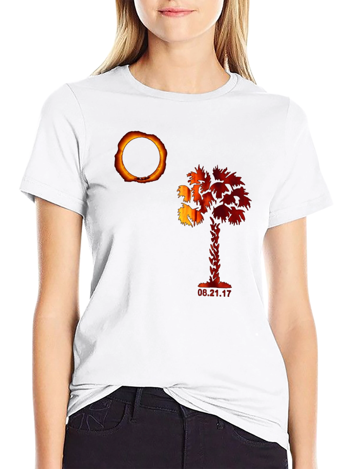 Eclipse Palm Tree Graphic Tee - 2017 Eclipse Shirt