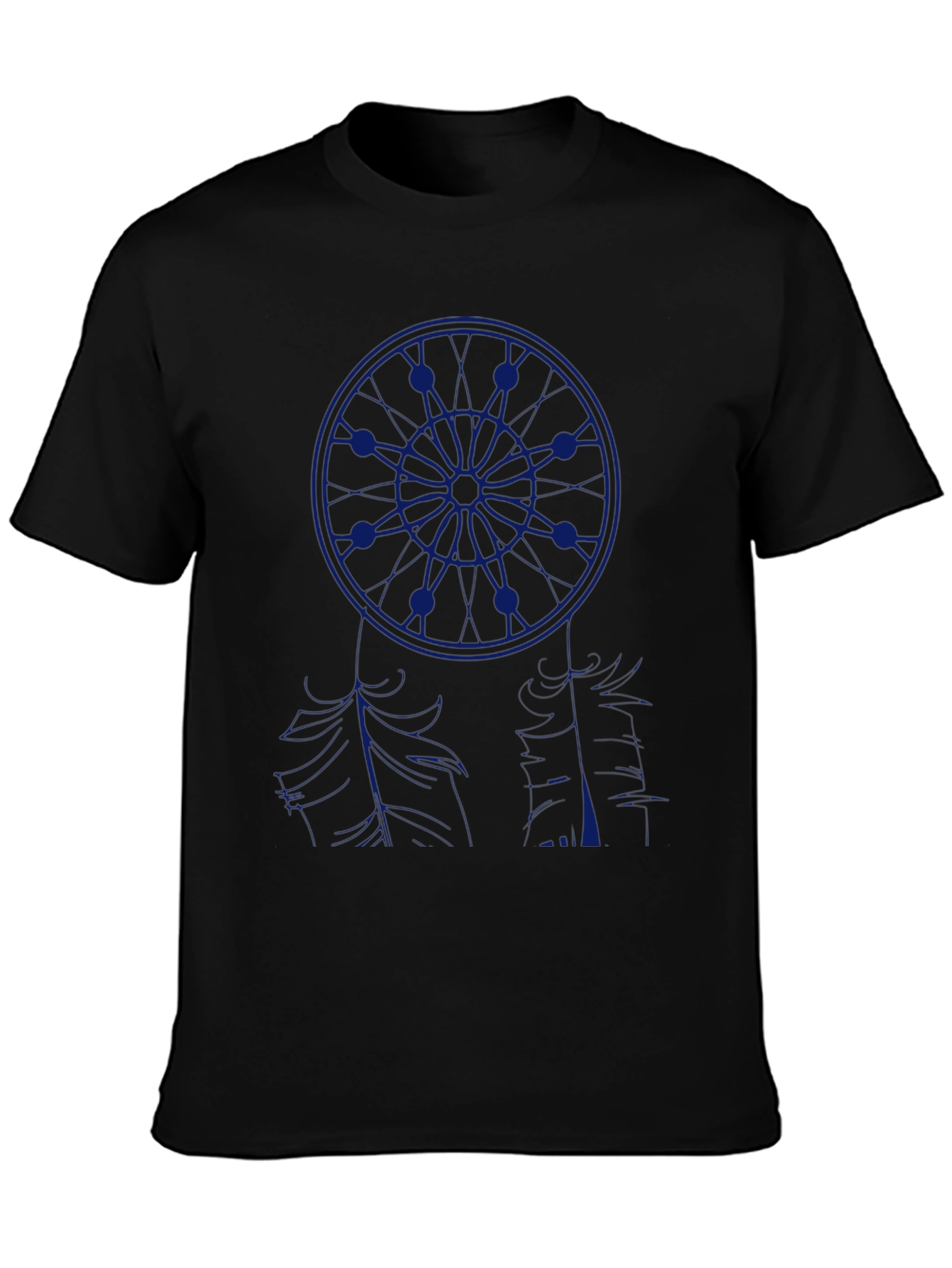 Dreamcatcher Graphic Tee - Black Cotton Comfort