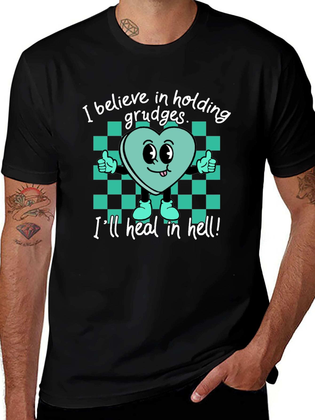 Grudges T-Shirt: Funny Heart Design
