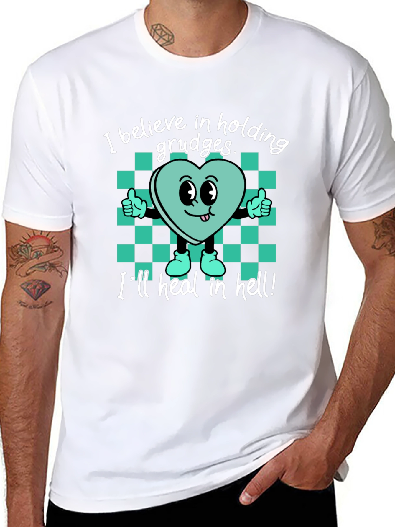 Grudges T-Shirt: Funny Heart Design