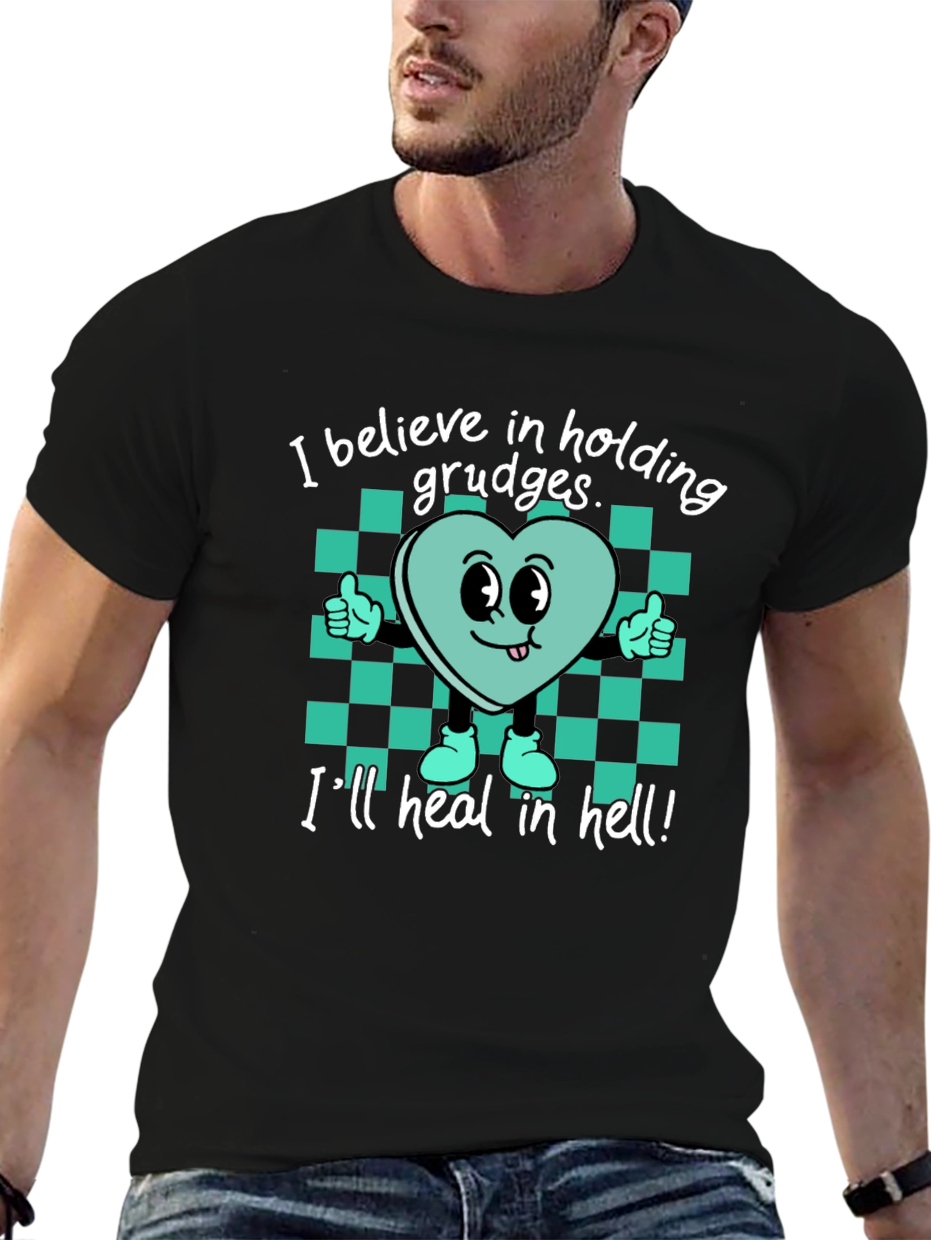 Grudges T-Shirt: Funny Heart Design