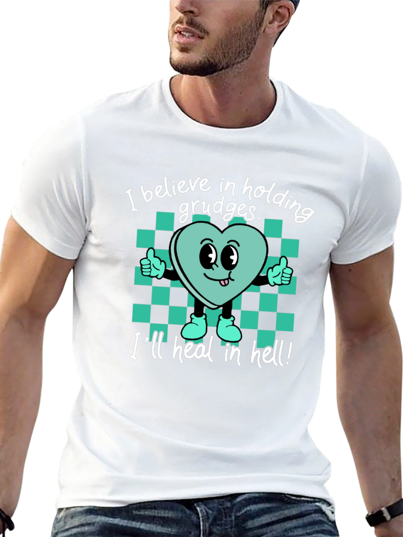 Grudges T-Shirt: Funny Heart Design