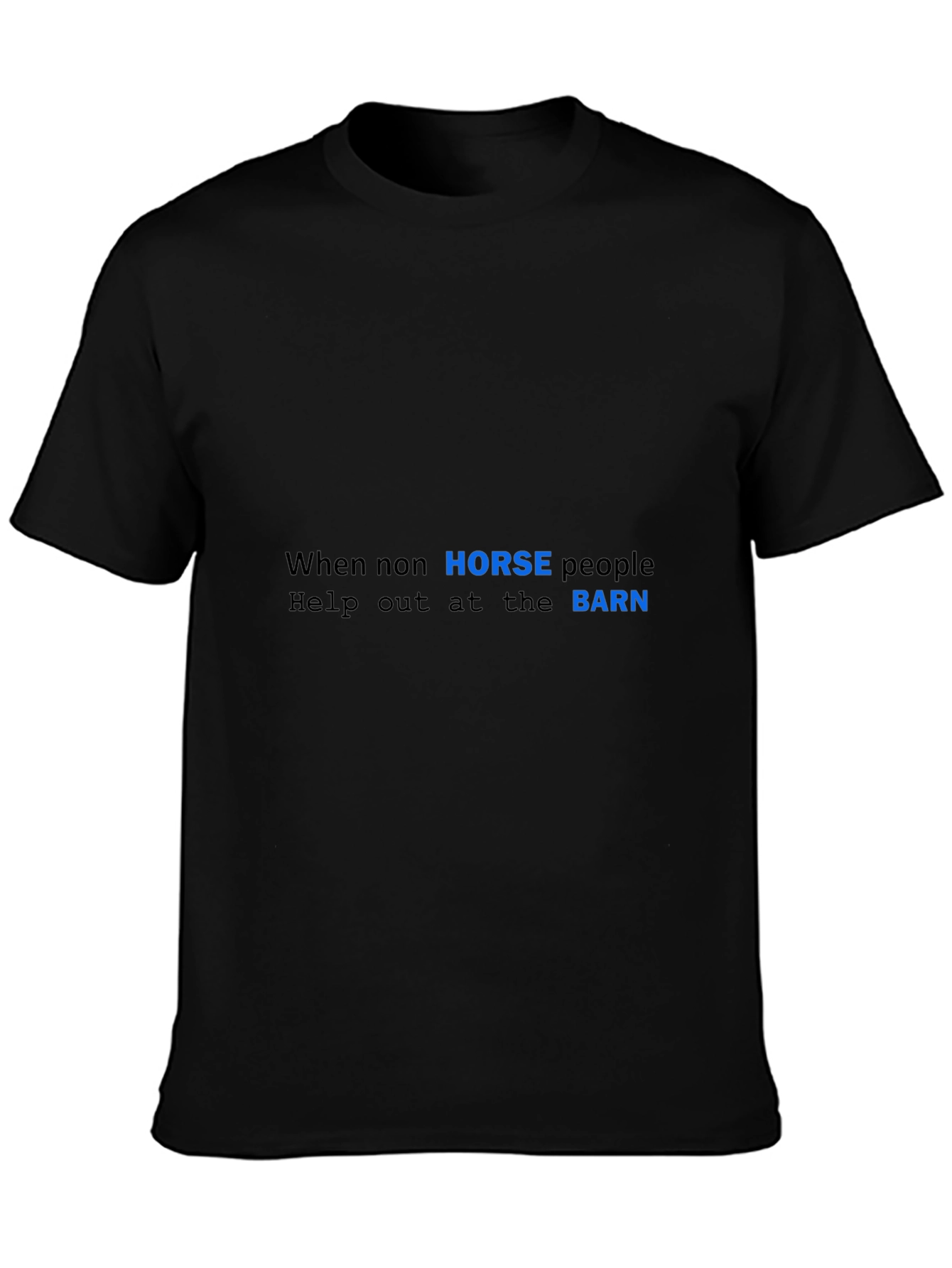 Funny Horse People T-Shirt