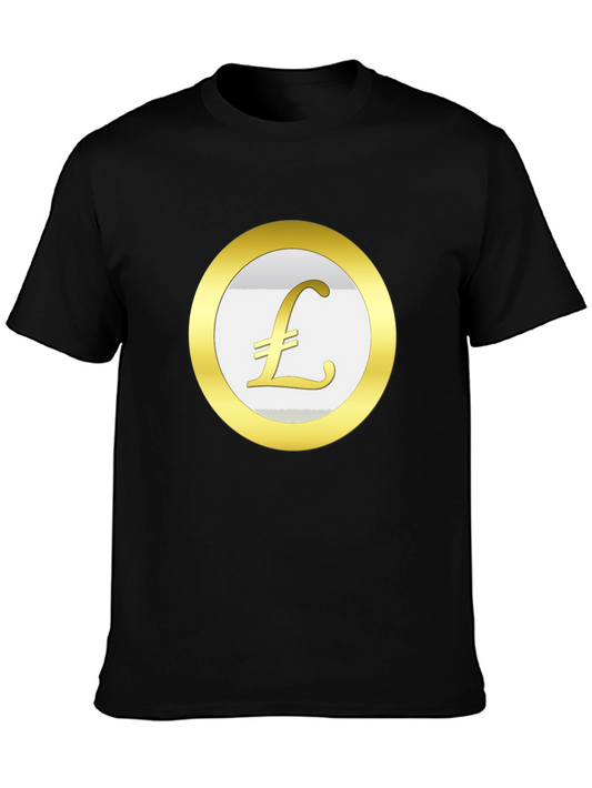 Gold Pound Sterling Graphic T-Shirt