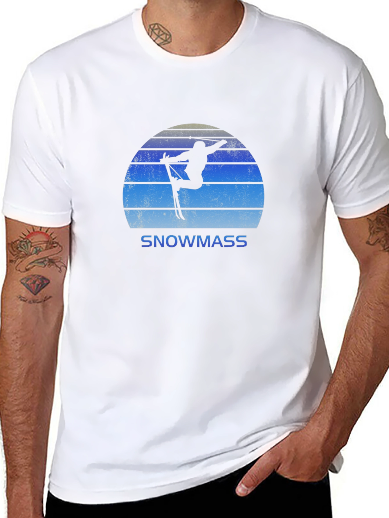 Snowmass Skiing Retro T-Shirt