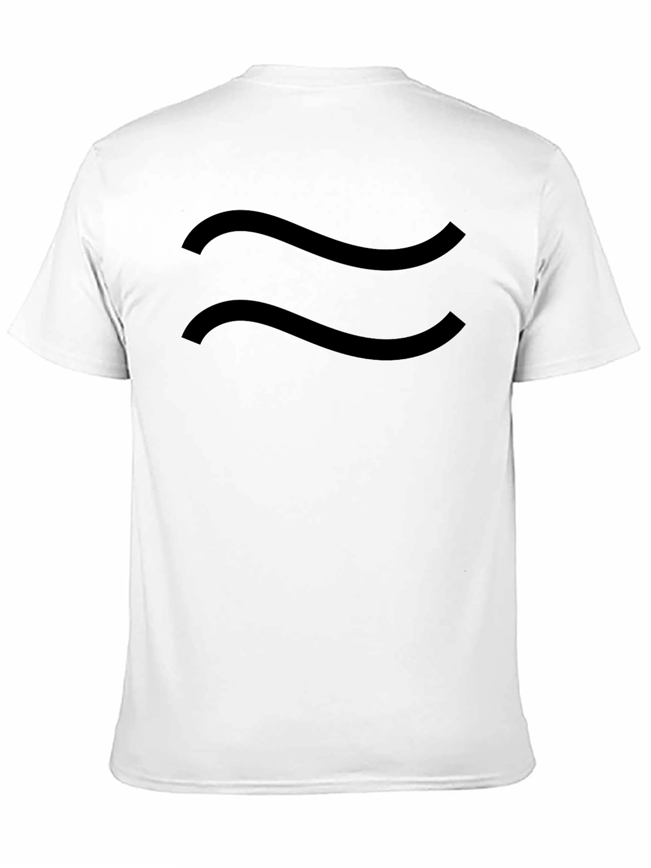 Wavy Line Graphic Tee - Cool Casual Style