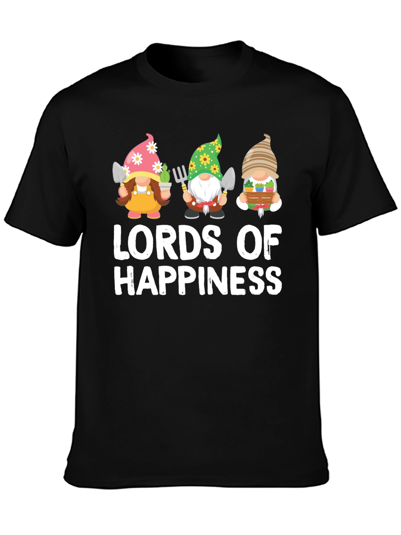 Lords of Happiness Garden Gnome T-Shirt