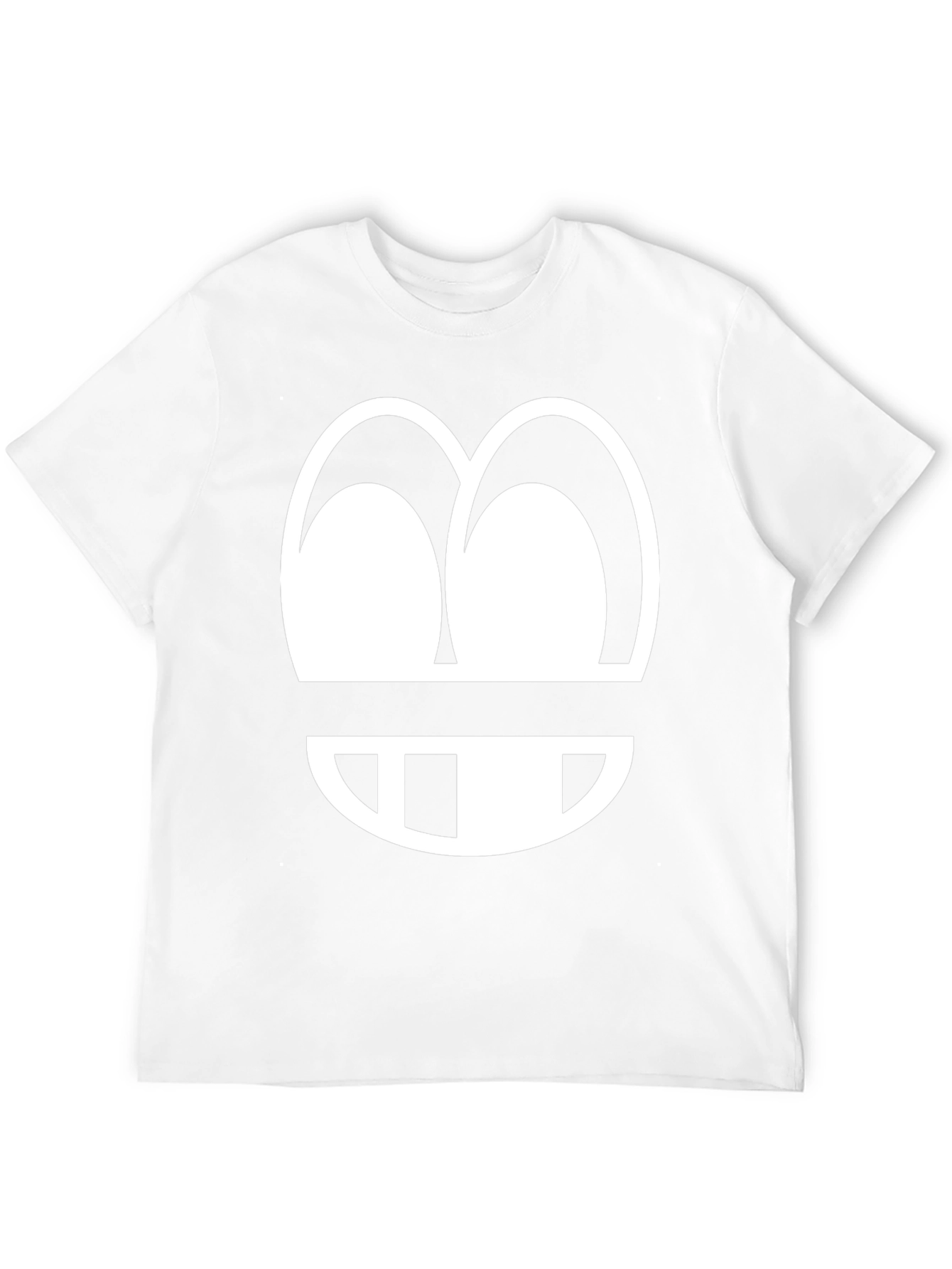 Funny Graphic Tee - Cartoon Face Design