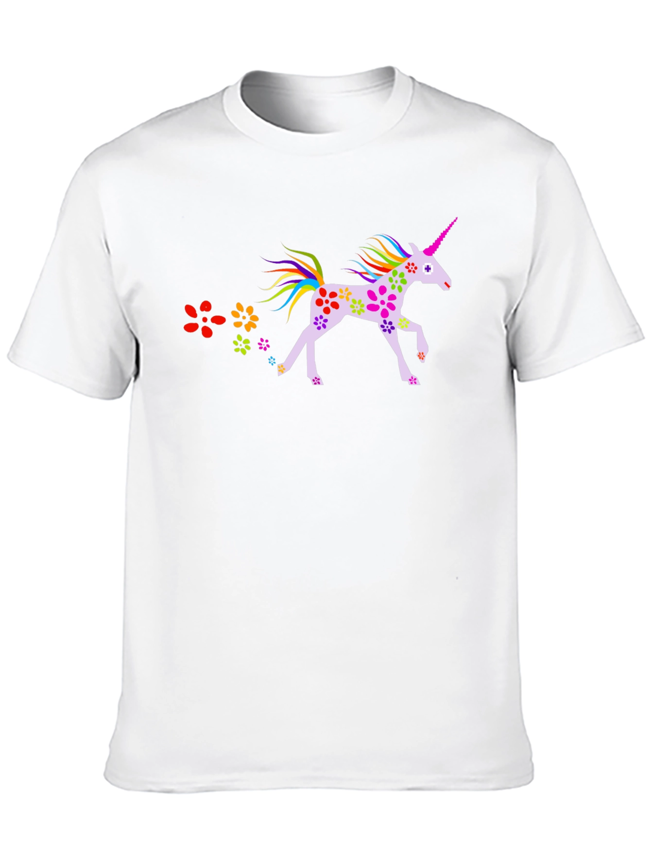 Unicorn Flower Power T-Shirt Unique Design