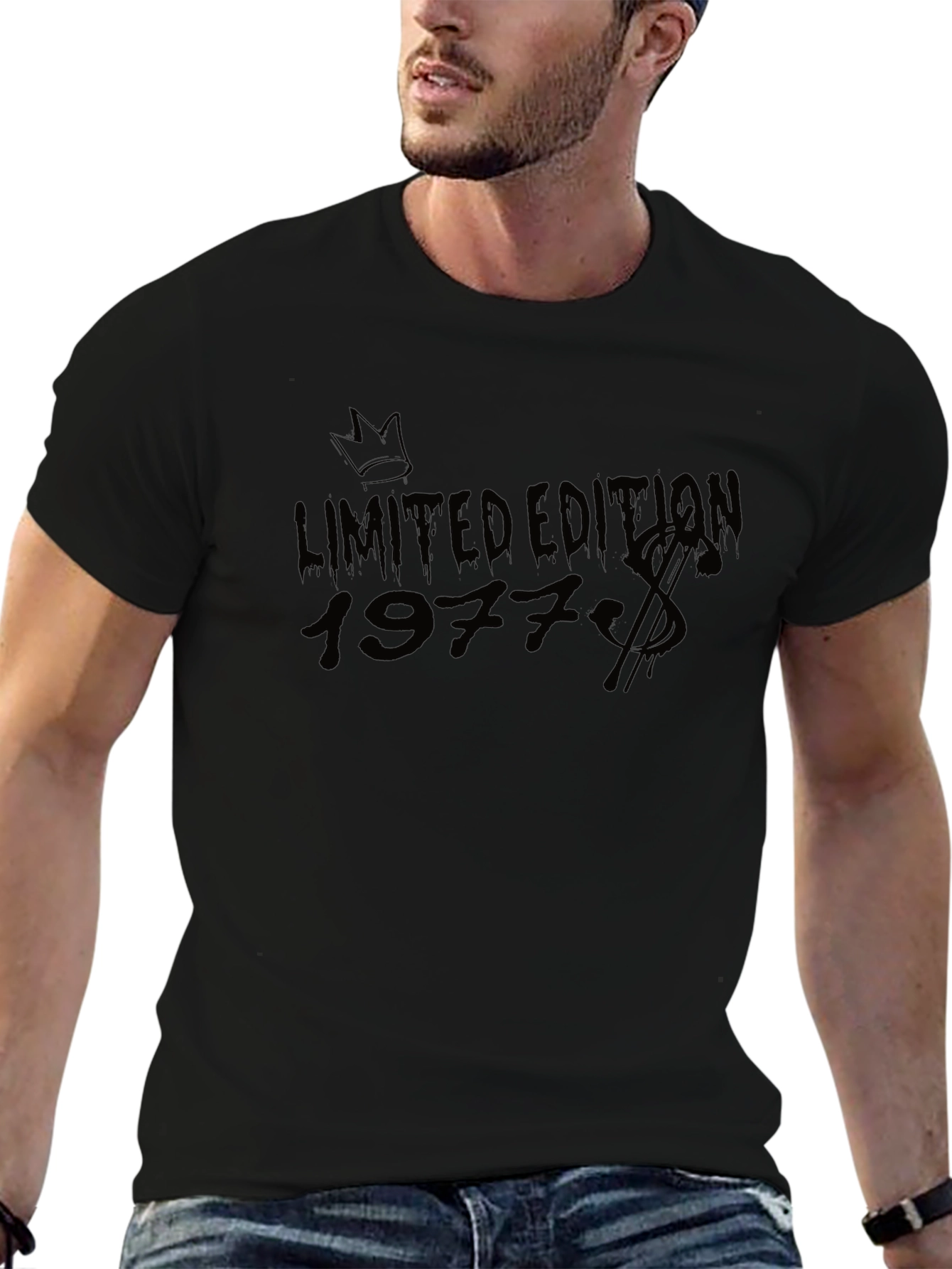 Limited Edition 1977 Graphic Tee - Black