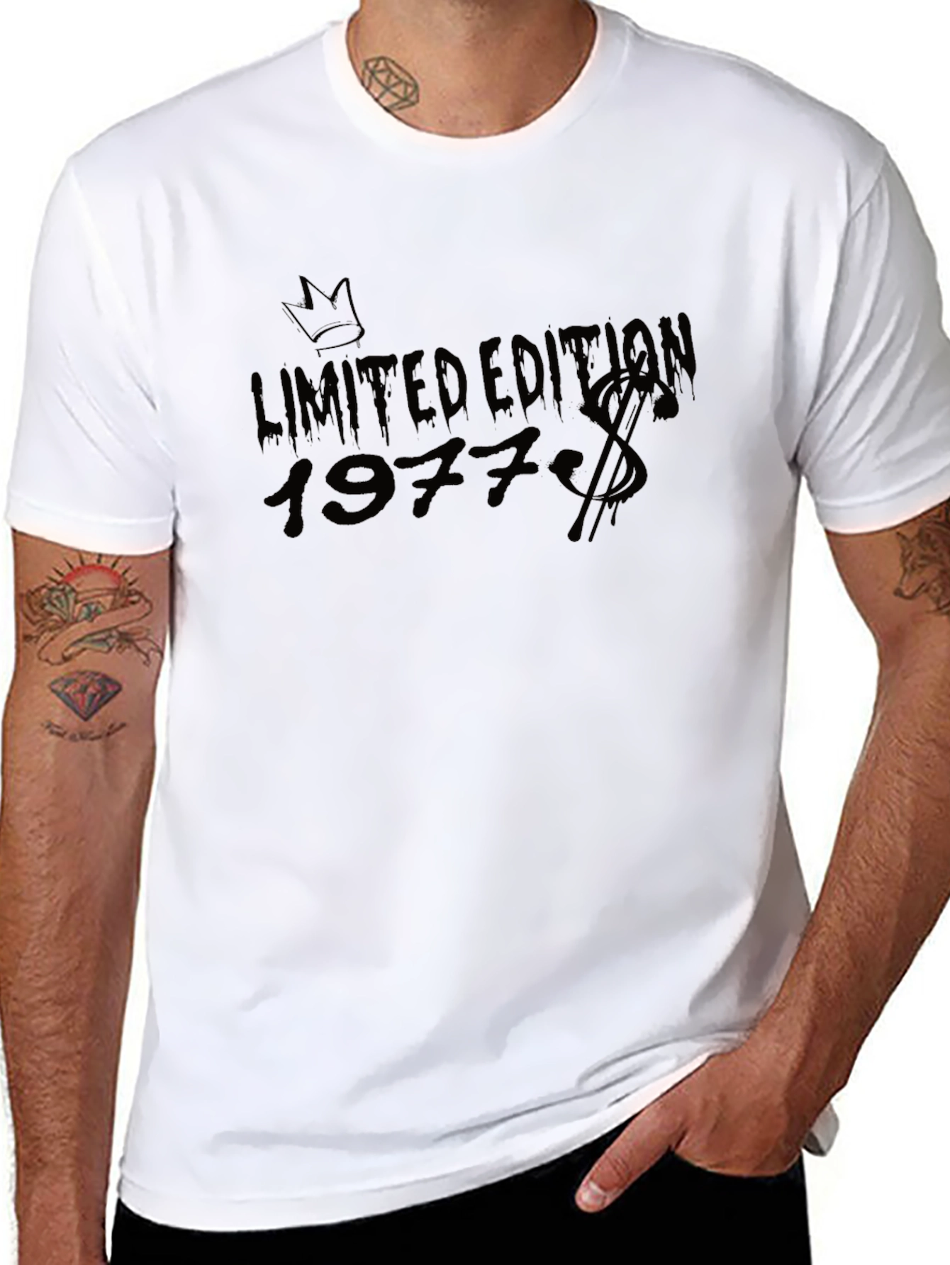 Limited Edition 1977 Graphic Tee - Black