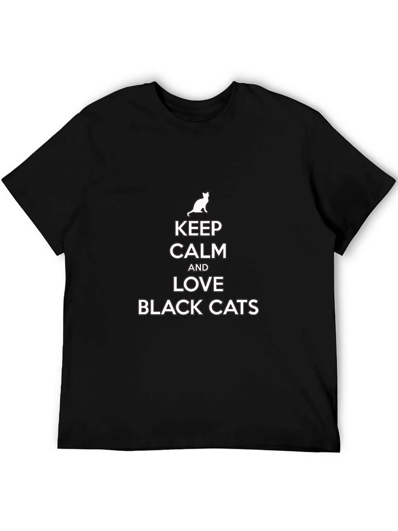 Keep Calm and Love Black Cats T-Shirt