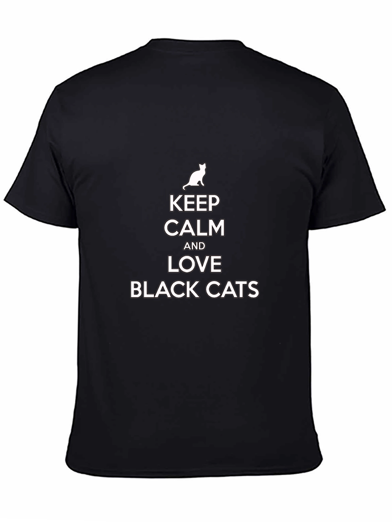 Keep Calm and Love Black Cats T-Shirt