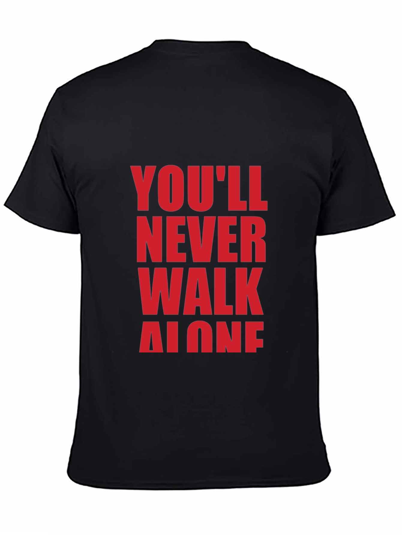 Youll Never Walk Alone Black Graphic Tee
