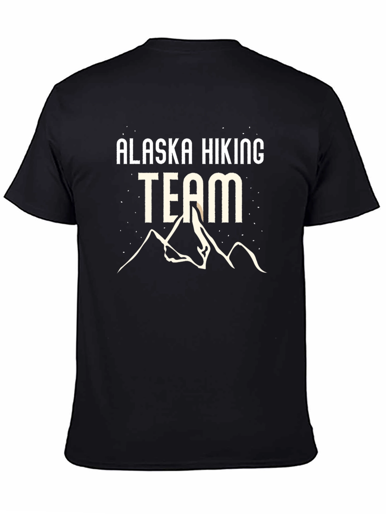 Alaska Hiking Team Graphic Tee - Black
