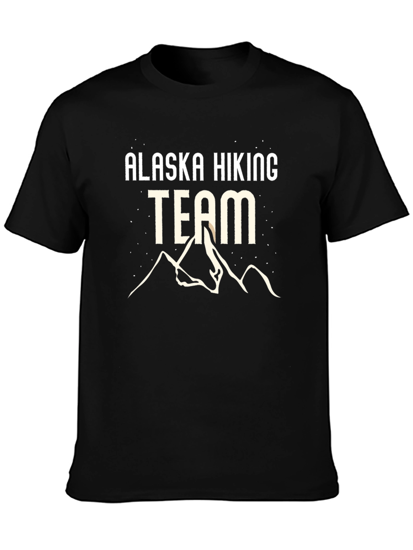 Alaska Hiking Team Graphic Tee - Black