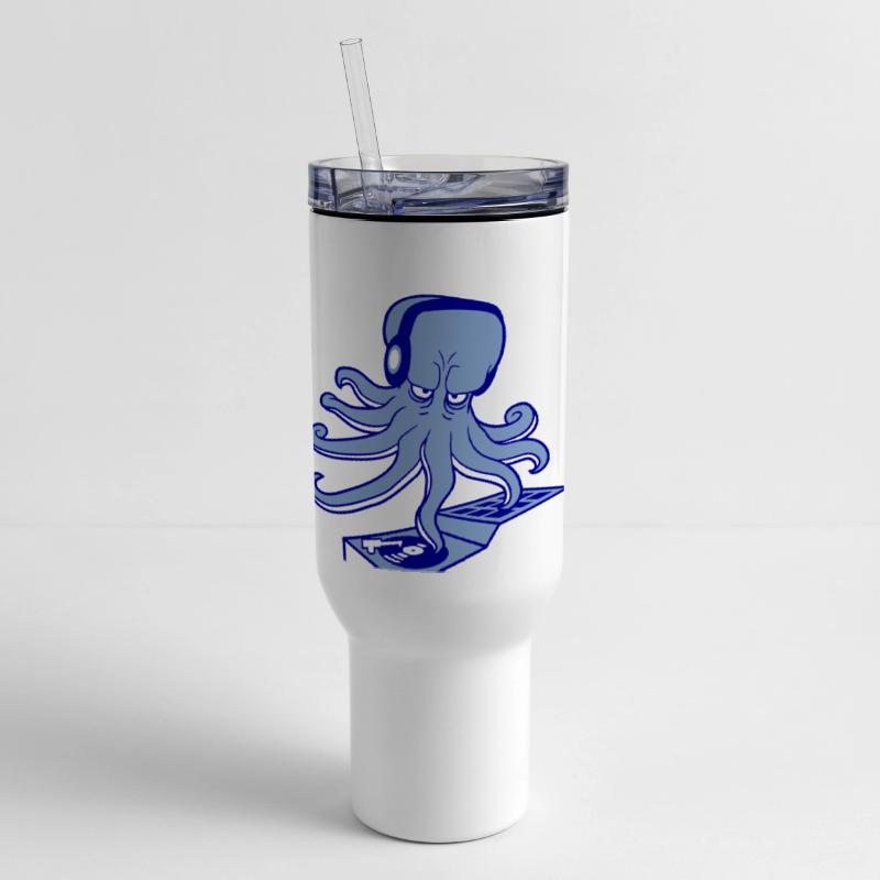 Octopus DJ Kraken Squid Mixer Cool Music Party Fun