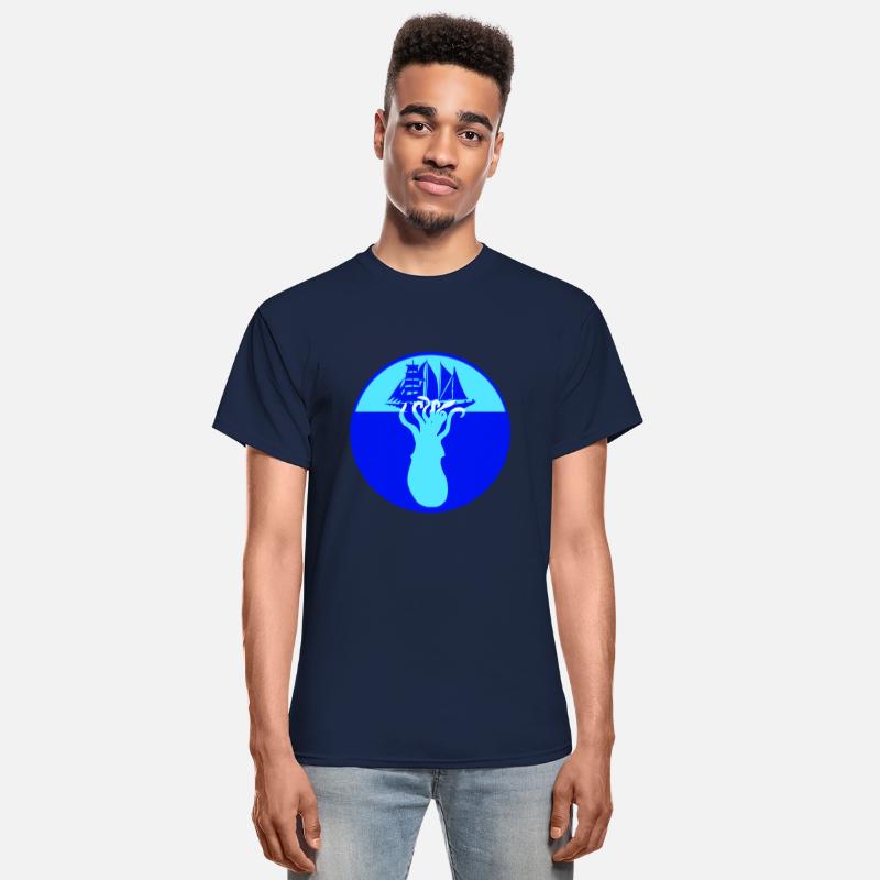 Octopus Ship Attack Sailing Sailboat Sea Monster