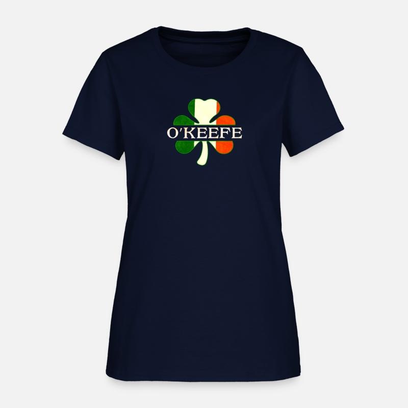 O'keefe Irish Surname Ireland Flag Shamrock