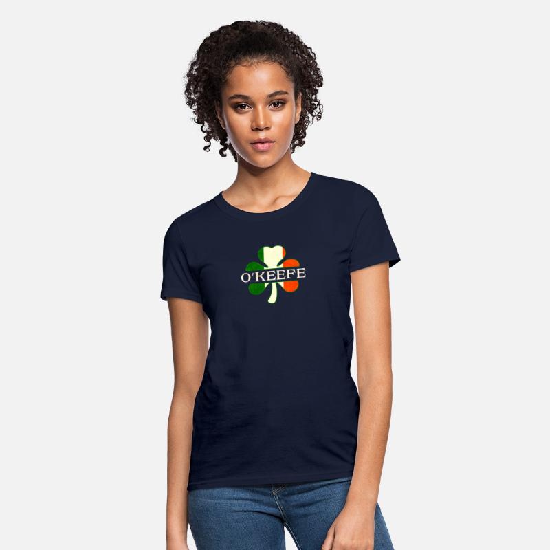 O'keefe Irish Surname Ireland Flag Shamrock