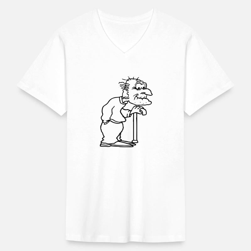 Old man with stick