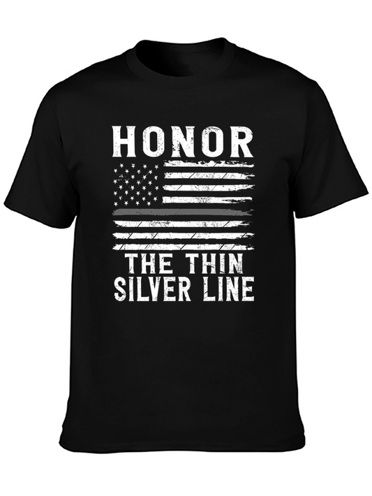 Honor the Thin Silver Line T-Shirt