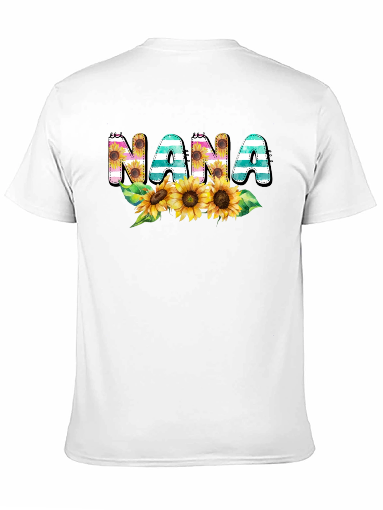 Nana Sunflower Graphic Tee - Cute Grandma Shirt