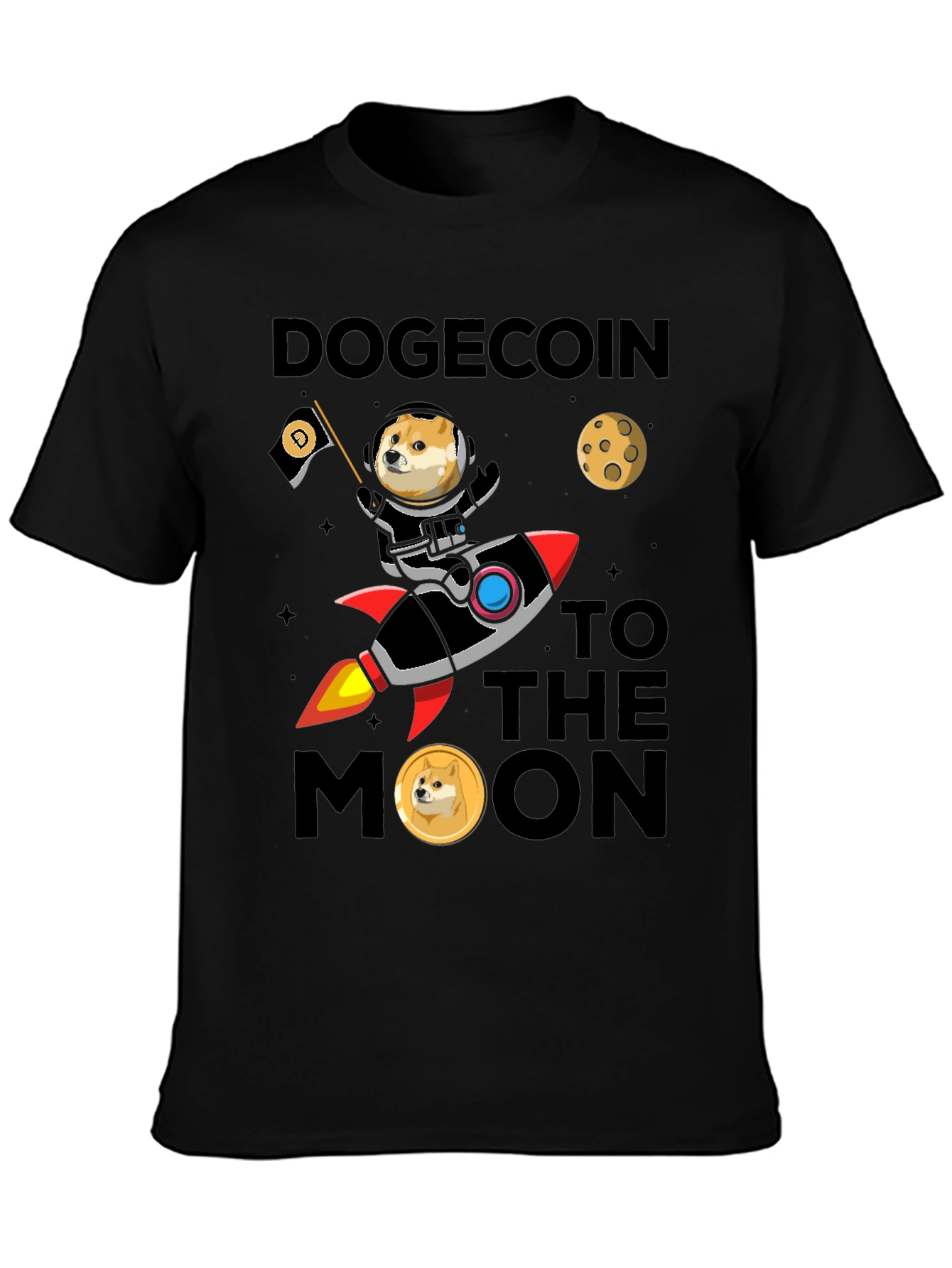 Dogecoin to the Moon T-Shirt
