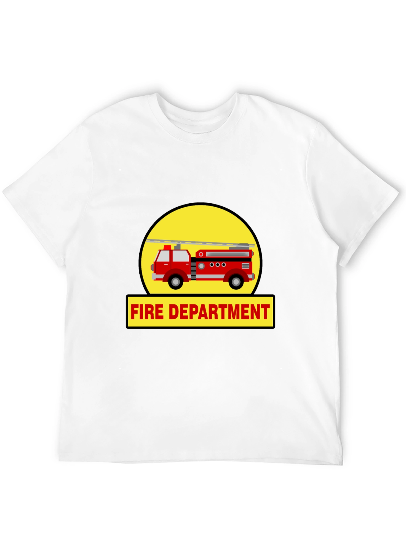 Fire Department Truck Graphic Tee
