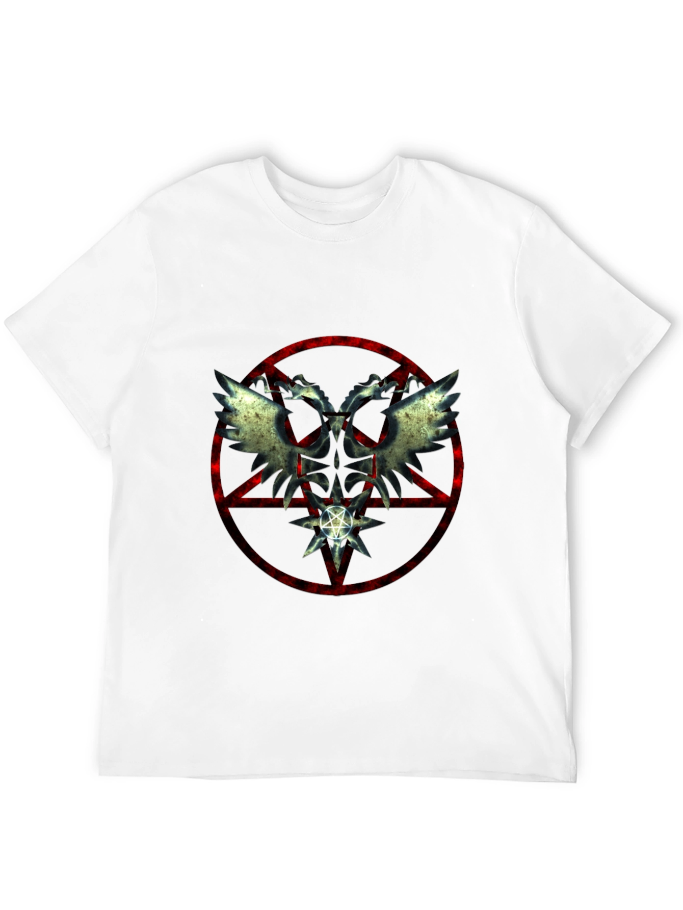 Occult Wings Graphic Black T-Shirt