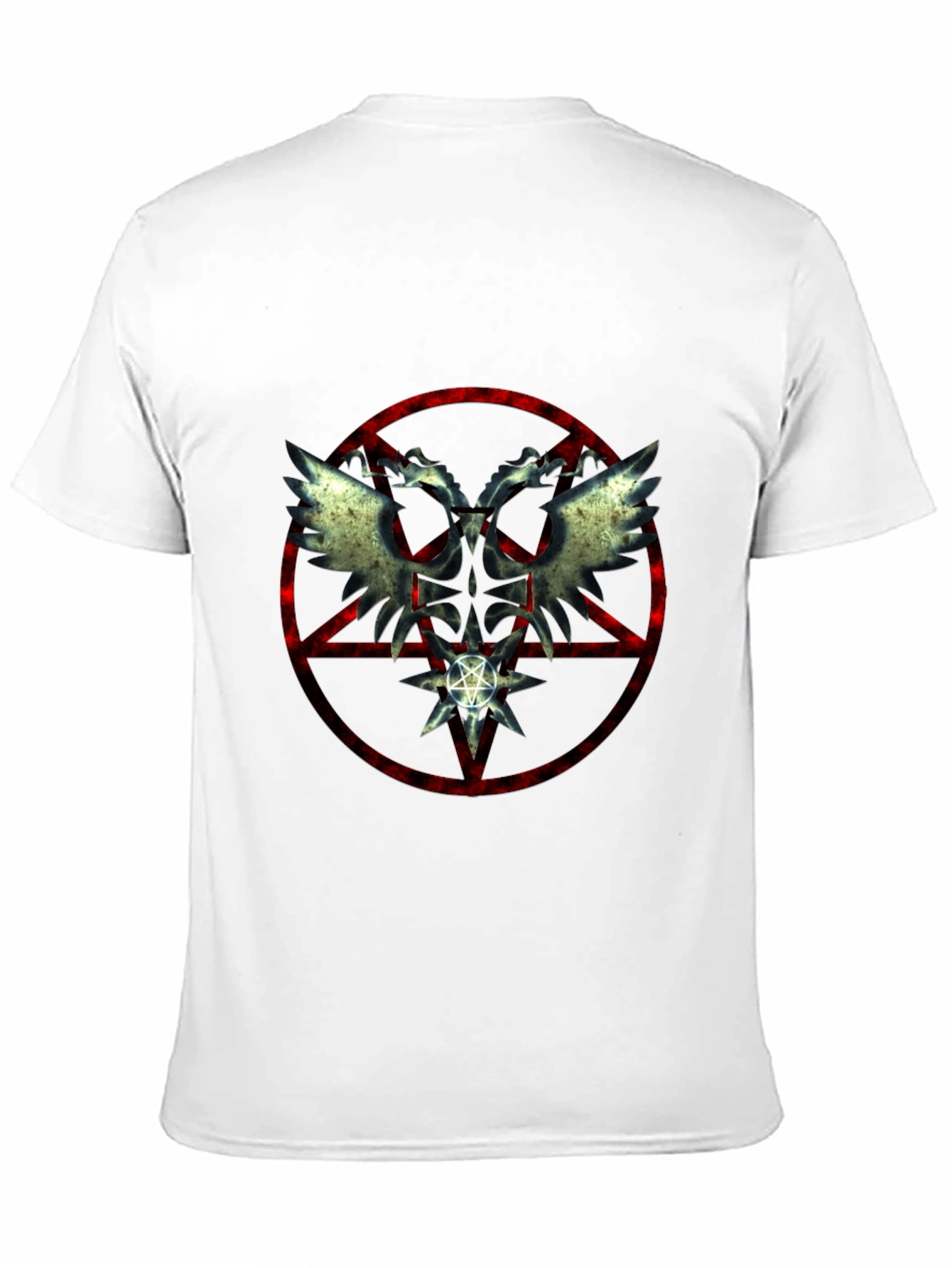 Occult Wings Graphic Black T-Shirt