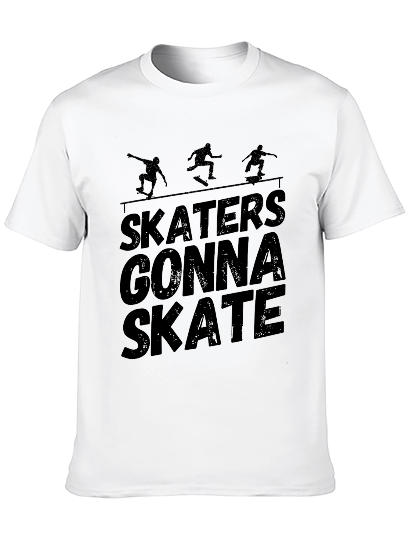 Skaters Gonna Skate Black T-Shirt
