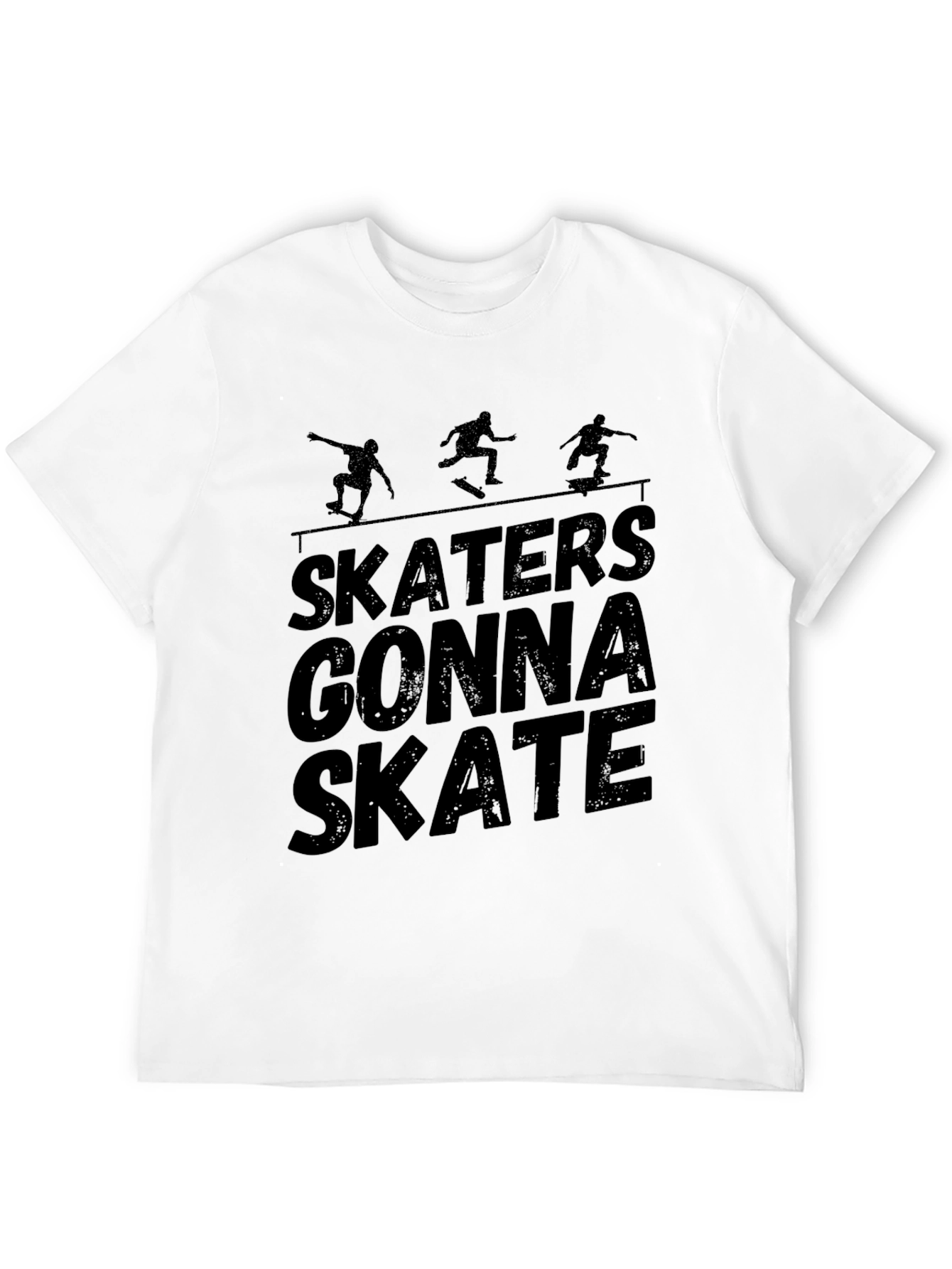 Skaters Gonna Skate Black T-Shirt