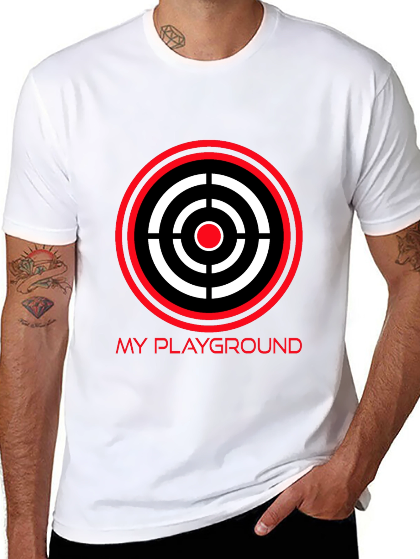 Target Logo Black T-Shirt