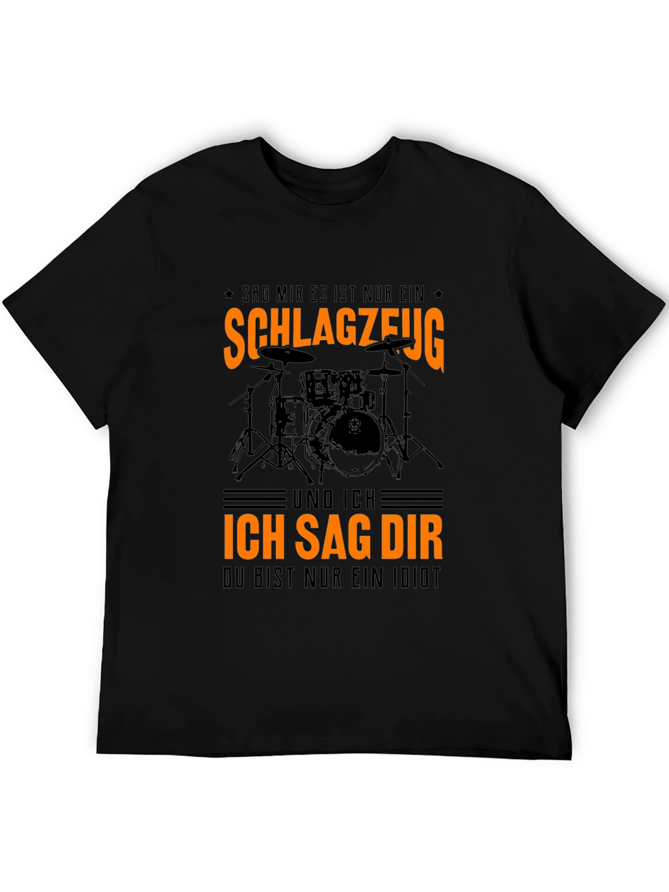 Drummer T-Shirt: Schlagzeug Idiots