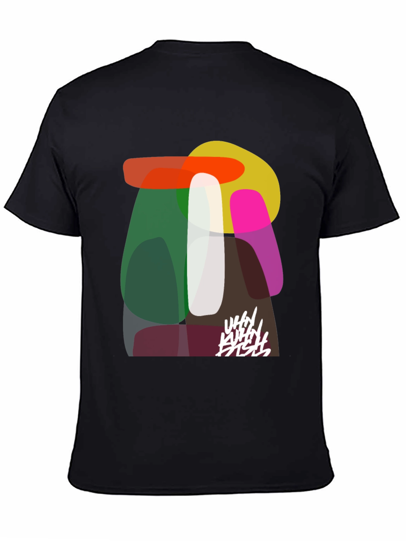 Abstract Graphic Print Tee - Modern Art T-Shirt