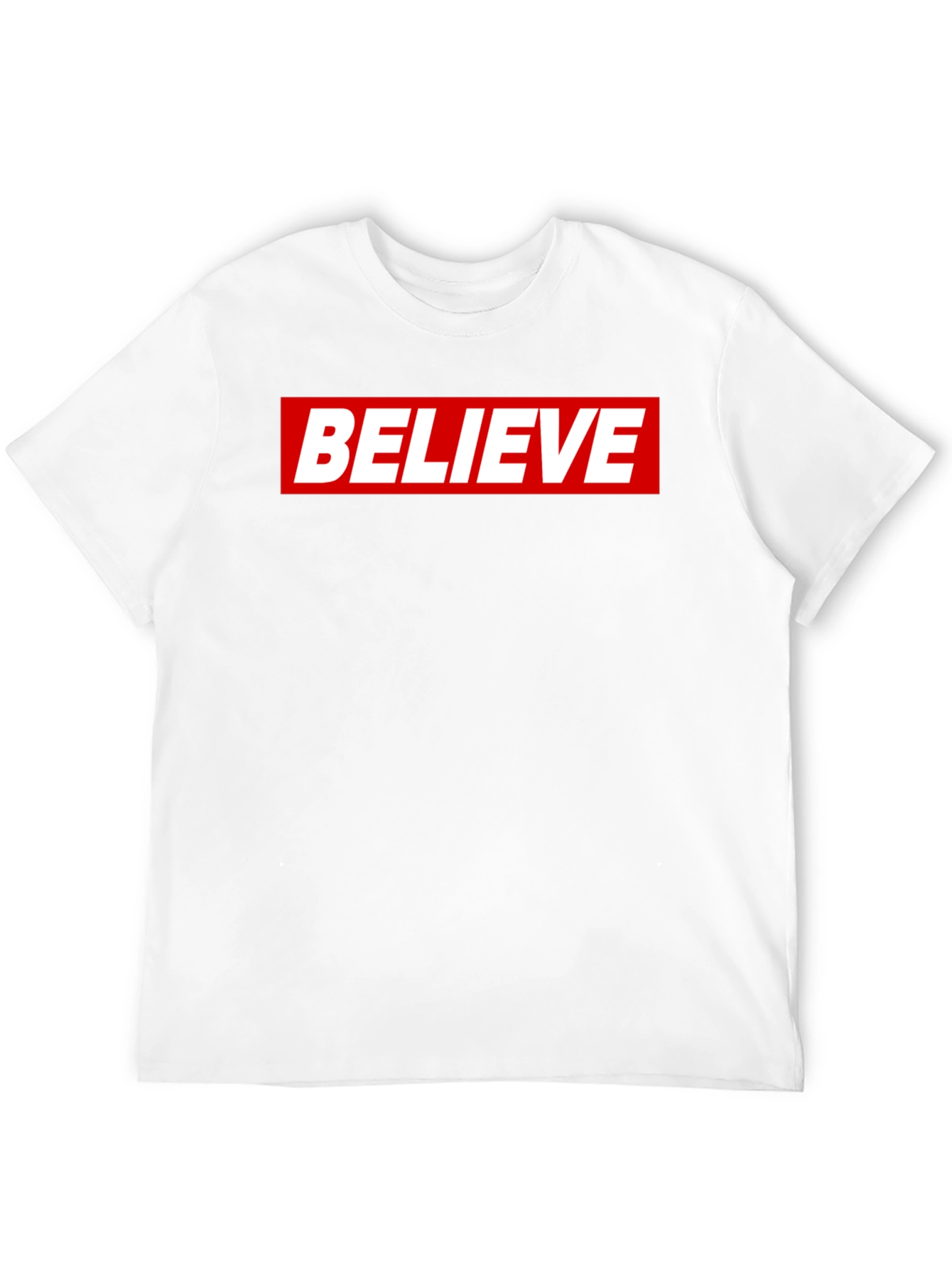 Believe Graphic Tee - Classic Crew Neck