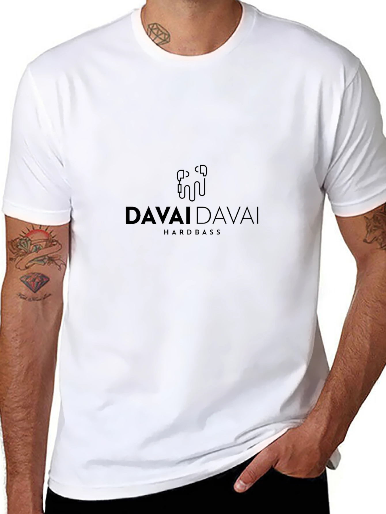 Davai Davai Hardbass Black T-Shirt