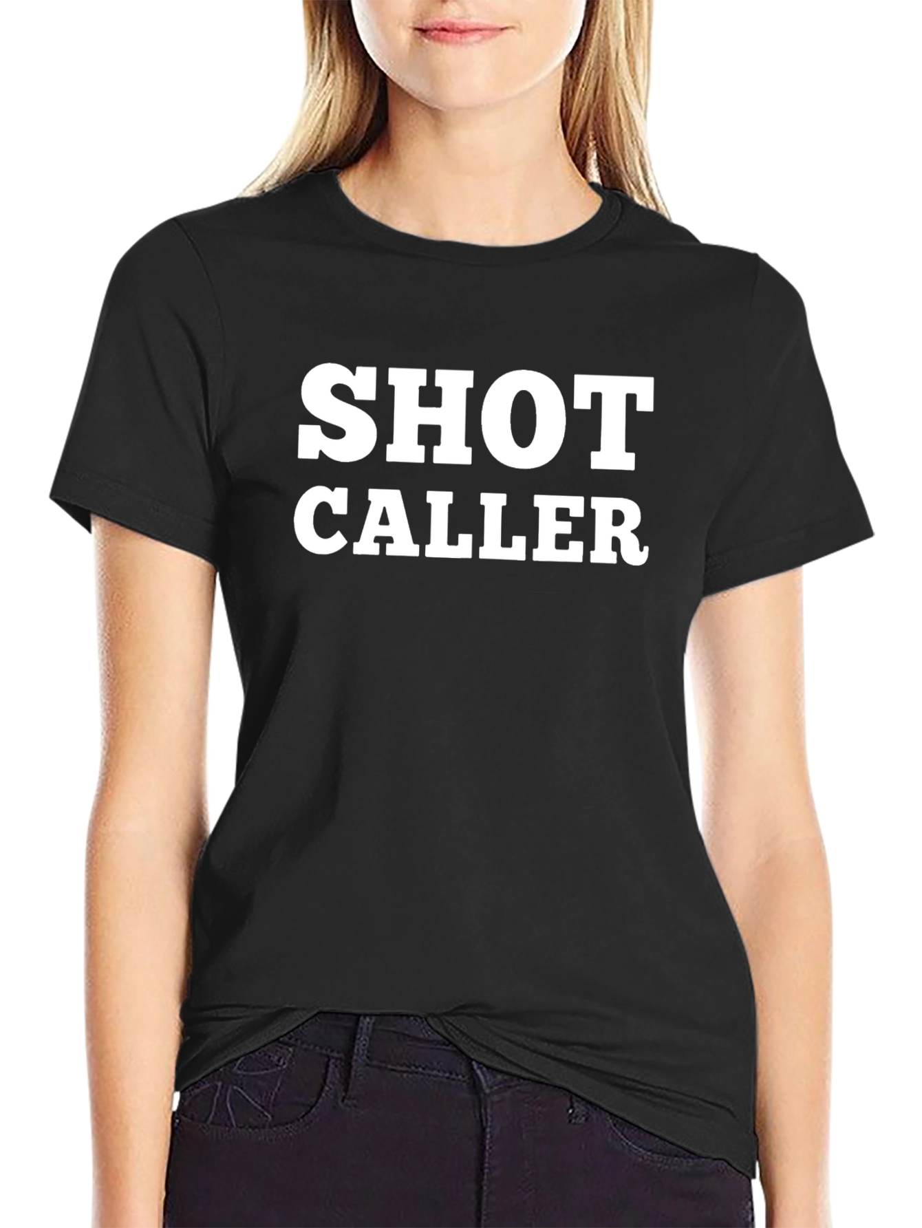 Shot Caller Graphic Tee - Bold Statement Shirt