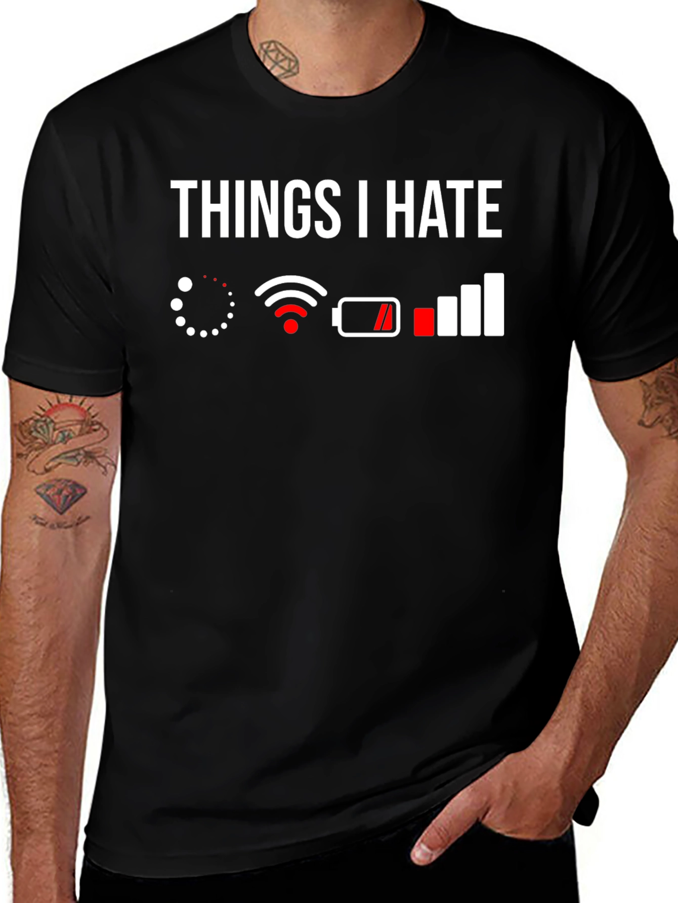 Things I Hate T-Shirt - Geek Humor
