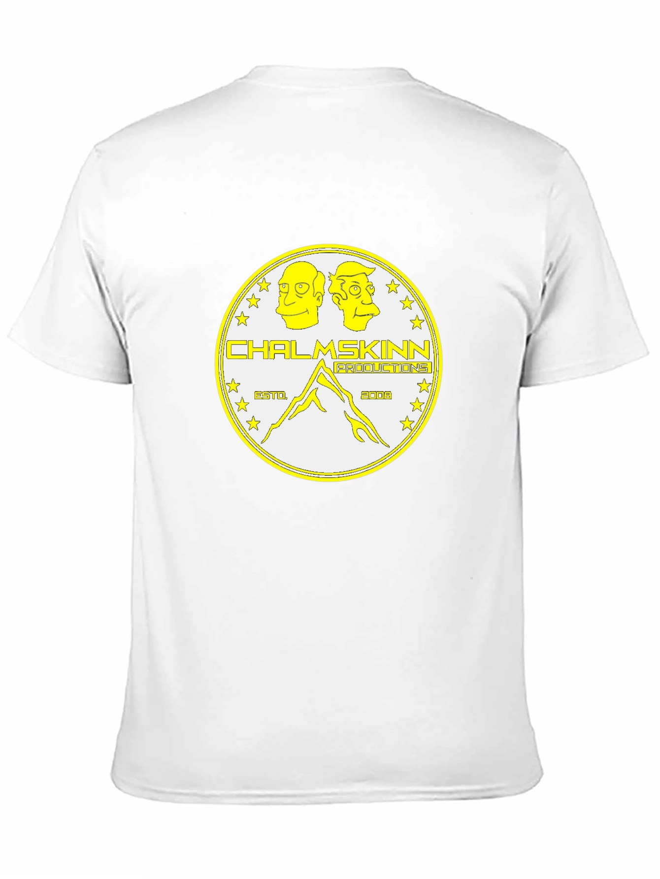 Chalmskin Productions Black Graphic Tee