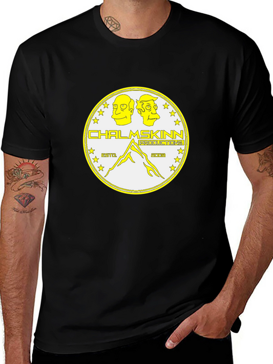 Chalmskin Productions Black Graphic Tee