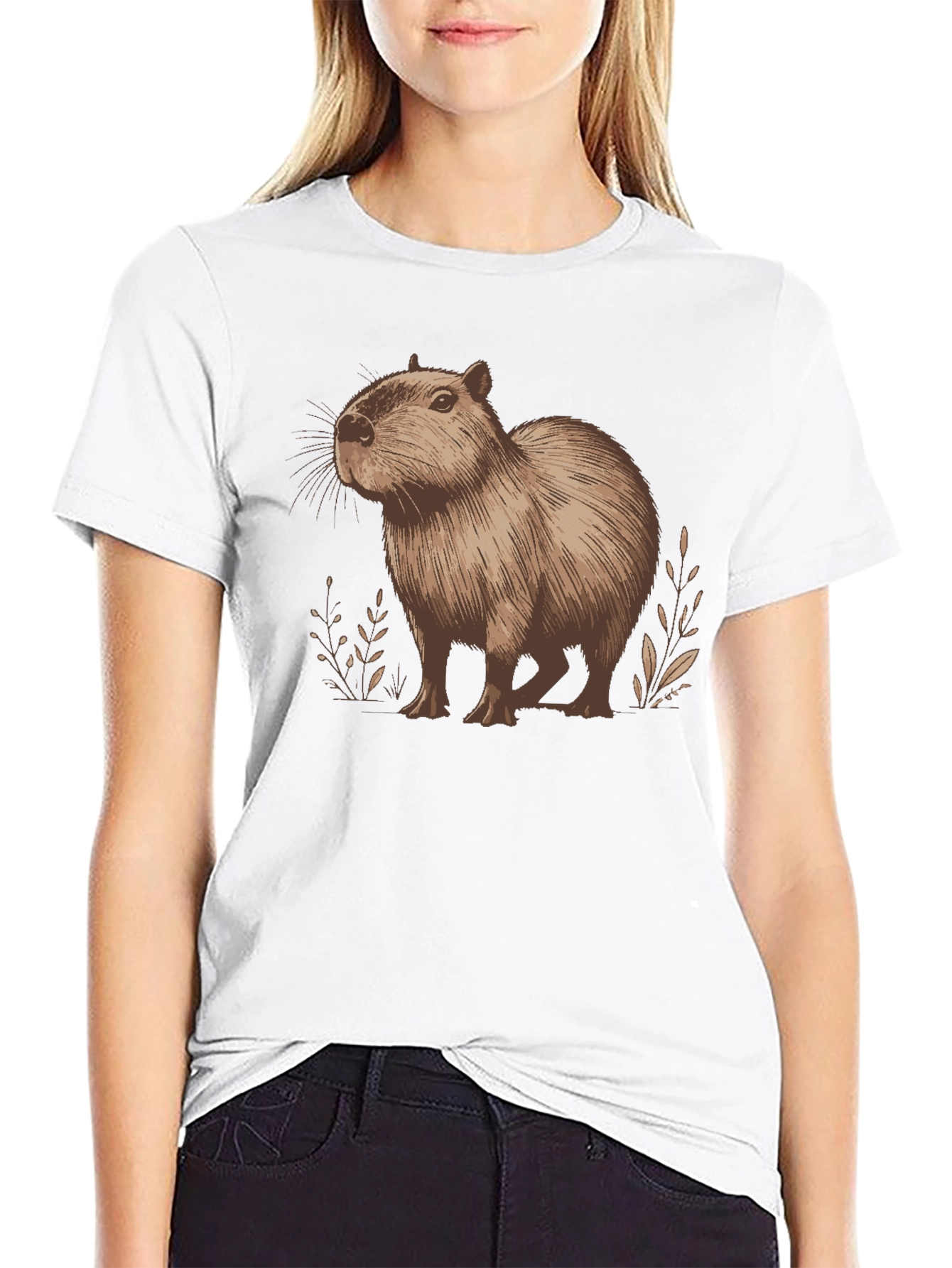 Capybara Graphic Tee - Unisex Cotton Shirt