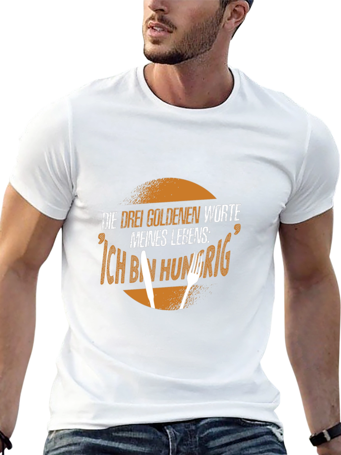 Ich Bin Hungrig T-Shirt - German Hunger Slogan Tee