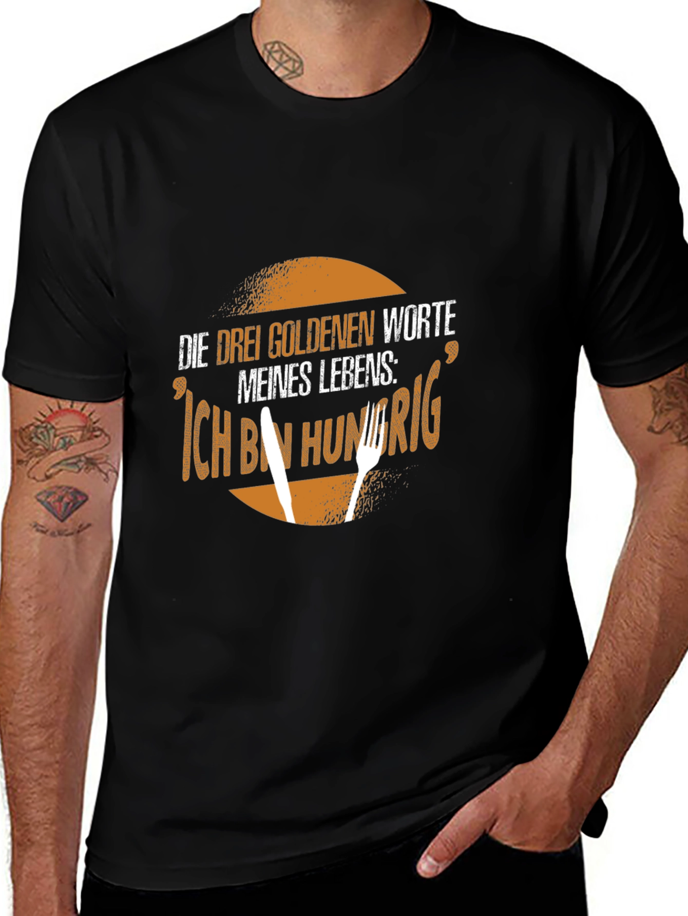 Ich Bin Hungrig T-Shirt - German Hunger Slogan Tee