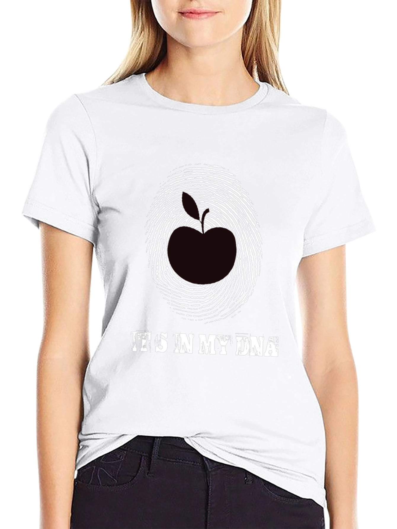 Apple DNA Graphic Tee - Unique Statement Shirt