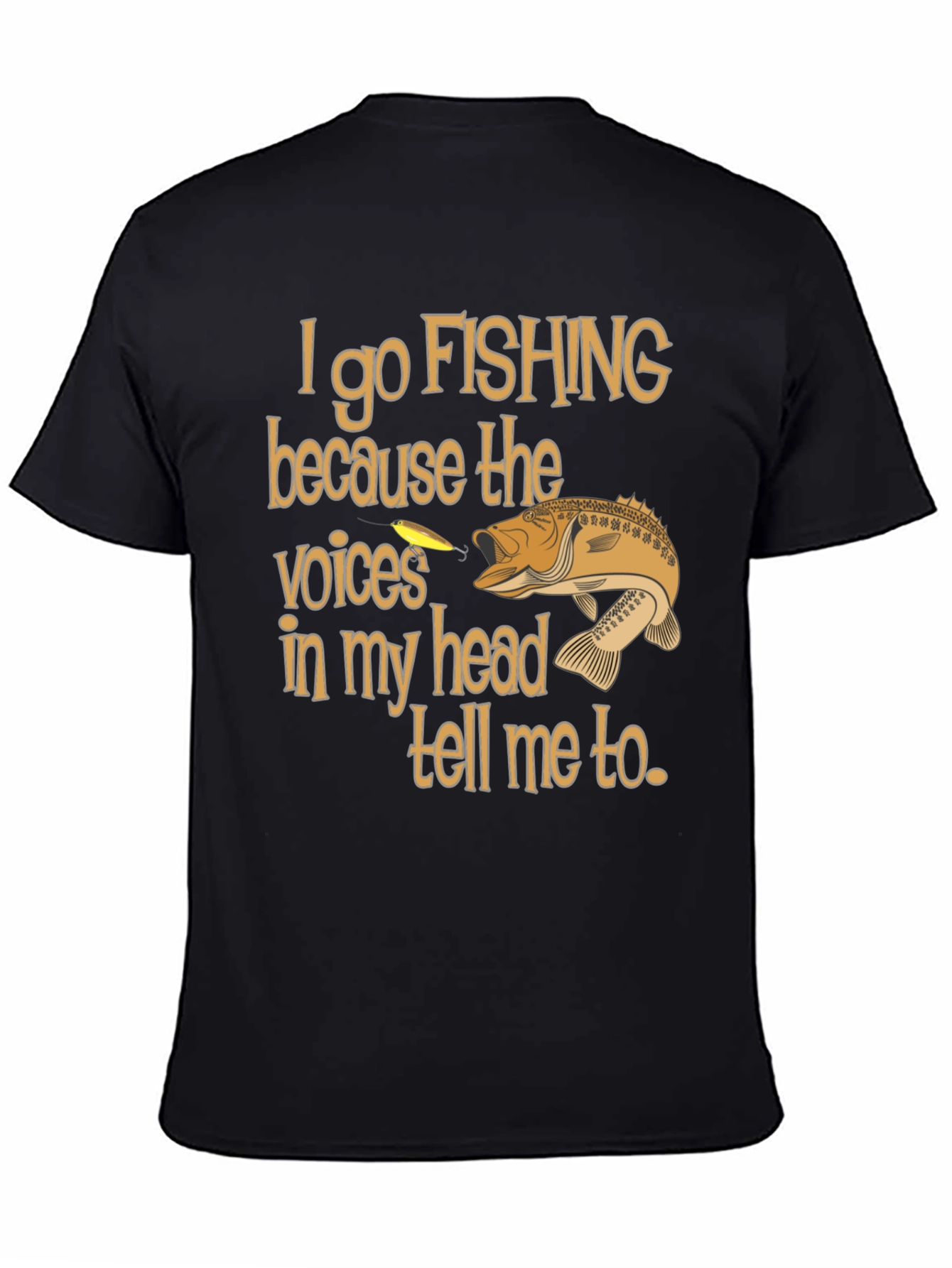 Funny Fishing T-Shirt - Voices In My Head Tee
